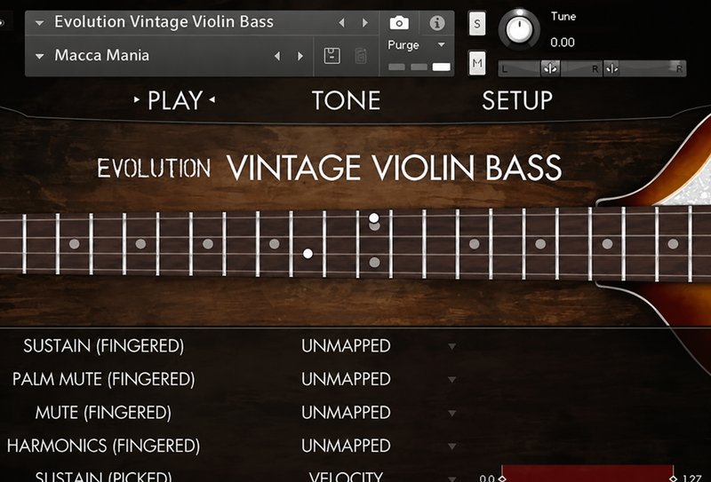 小提琴形电贝司音源 Orange Tree Samples Evolution Vintage Violin Bass v1.3.0
