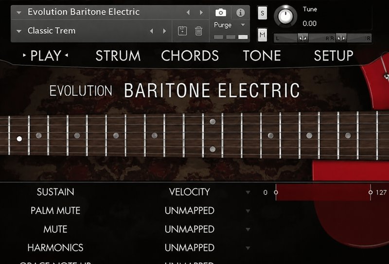 中音电吉他音源 Orange Tree Samples Evolution Baritone Electric v1.3.0