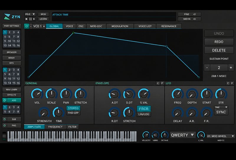 合成器 ZynAddSubFX Zyn-Fusion v3.0.6 Win X64 VSTi + 独立版