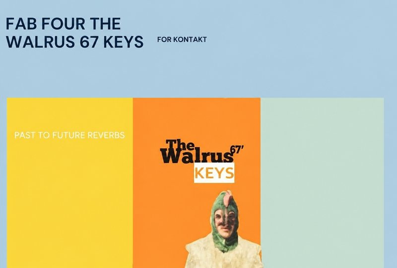 电钢琴 Past to Future Reverbs Fab Four The Walrus ’67 Keys