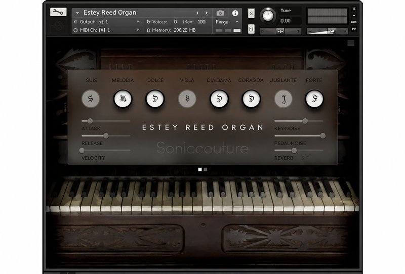 踏板式簧片风琴音色库 Soniccouture Estey Reed Organ v1.1.0