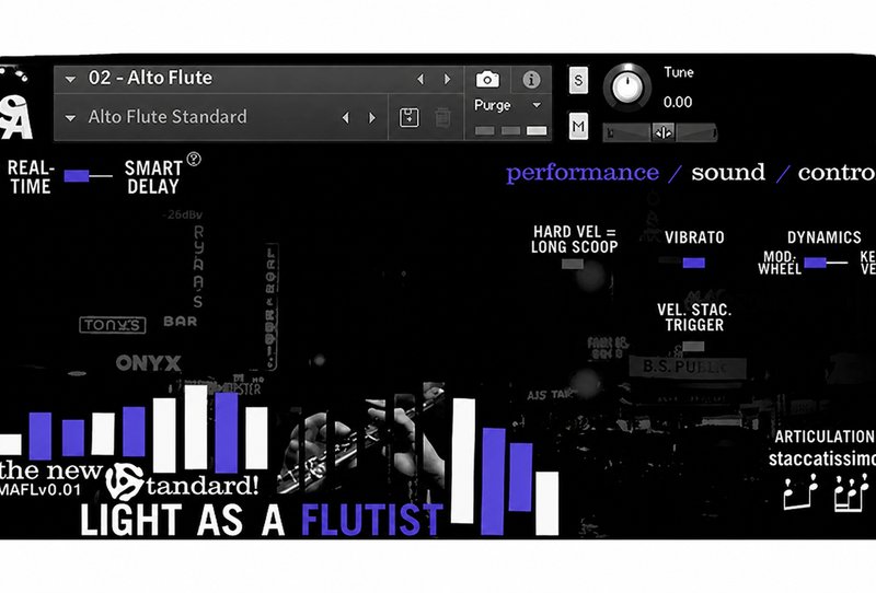 音乐会长笛与中音长笛 Straight Ahead Samples Light as a Flutist v1.05