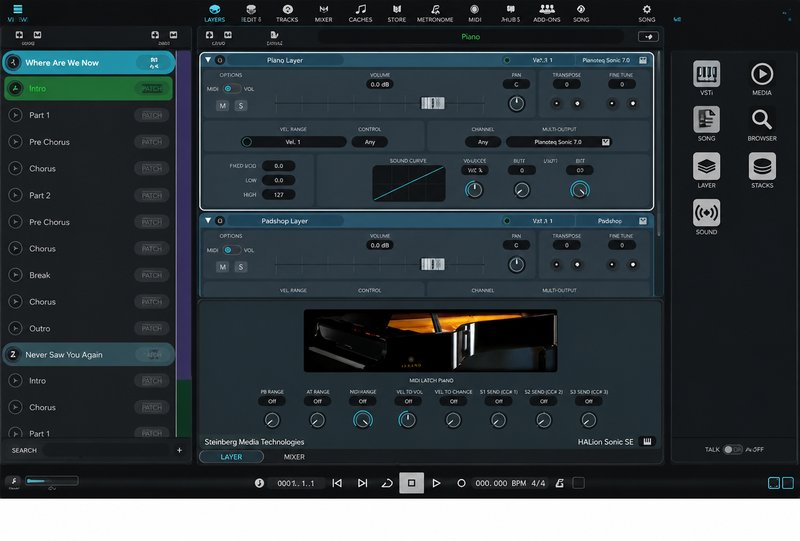 现场乐队演出实用性工具 Steinberg VST Live Pro v3.0.20