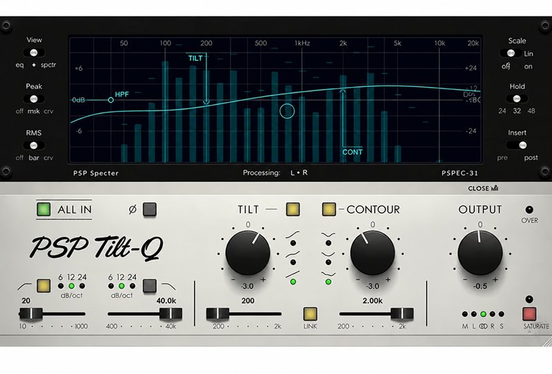 现代倾斜与轮廓均衡器 PSPaudioware PSP Tilt-Q v1.0.0