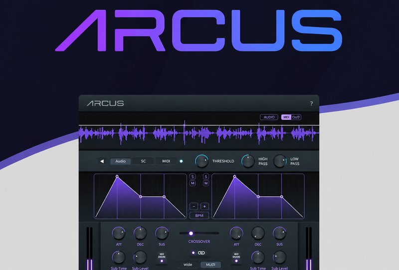 氛围包络塑形音频处理插件 Drumforge Arcus v1.0.4 Win