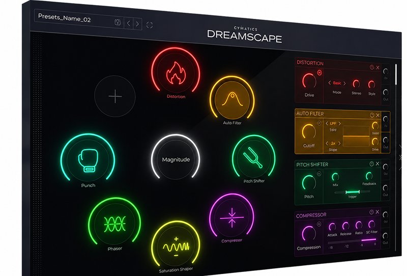 无限效果引擎 Cymatics DREAMSCAPE Modular FX Engine v1.0.1