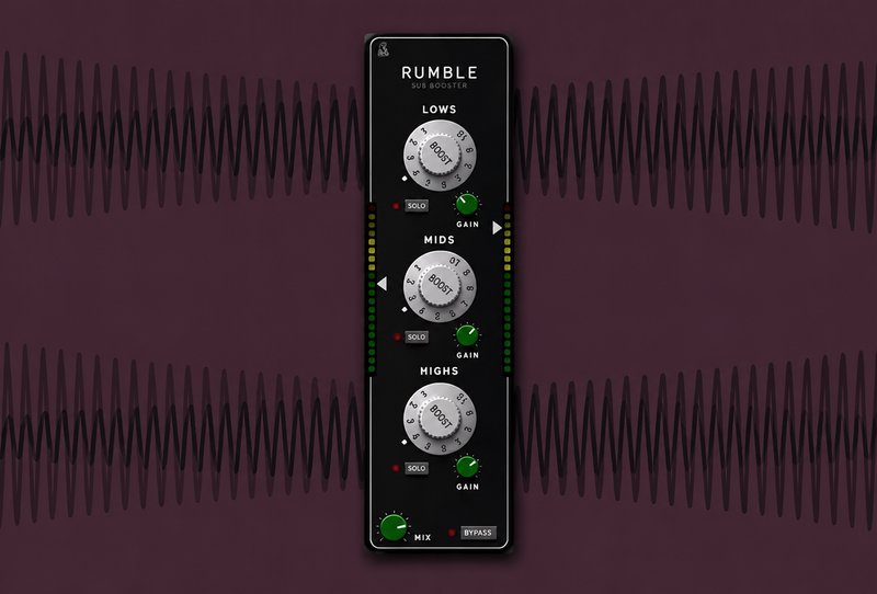 808鼓声增强插件 Mors Rumble 808 Booster v1.0.0