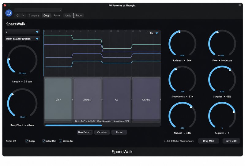 MIDI效果插件 Higher Plane SpaceWalk v1.1.4 Win