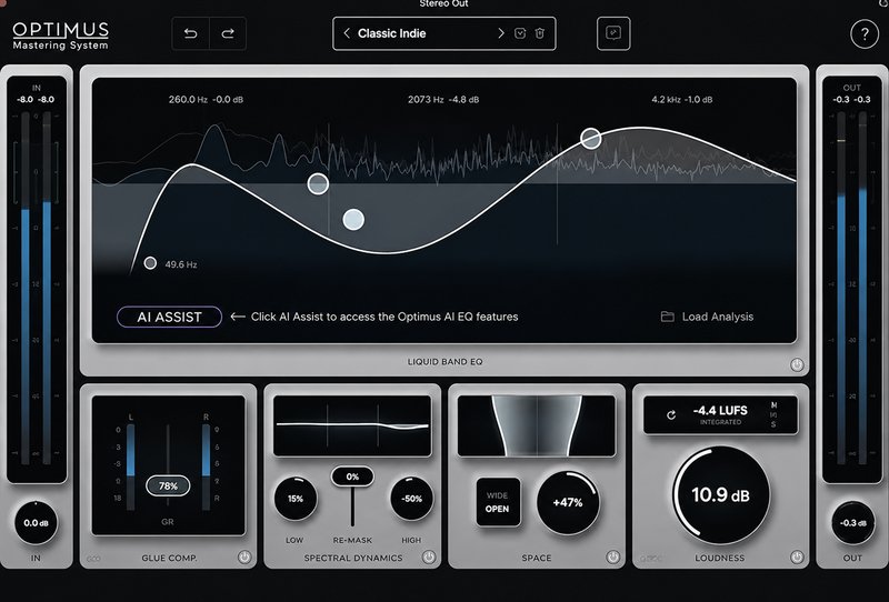 母带处理AI插件 SSG Audio Optimus v1.5.143