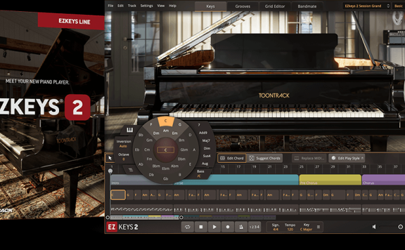音色库升级包 Toontrack EZkeys 2 Core Library Update v1.0.1