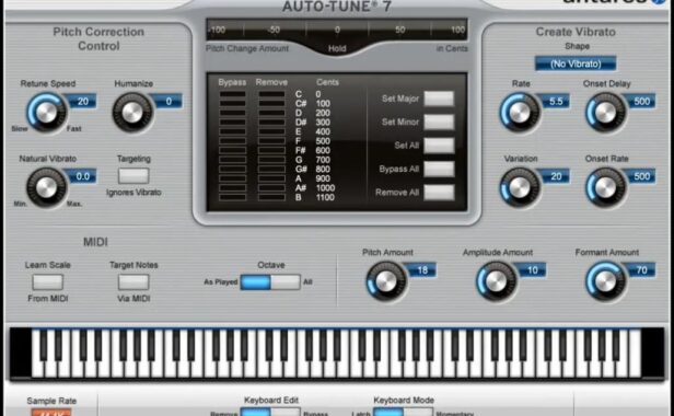 Antares Auto Tune 7 v7.6.8 Mac 人声自动修音插件