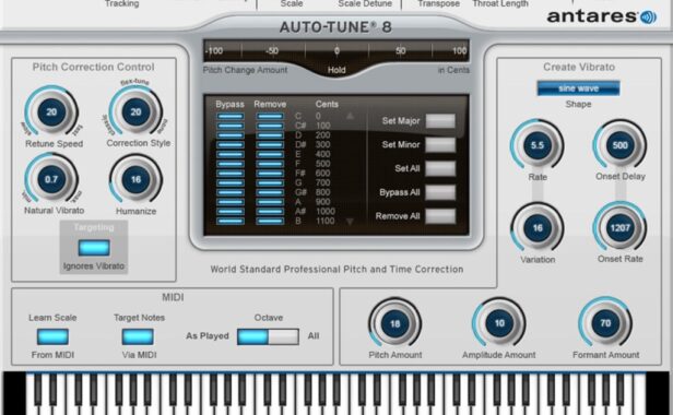 Antares Auto Tune 8 Win 人声自动修音插件 电音效果器