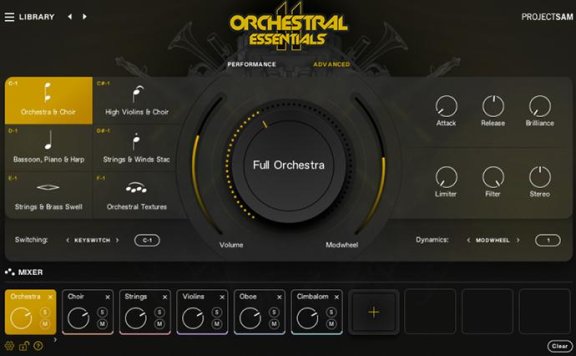 ProjectSAM Orchestral Essentials 2 v2.0 管弦乐