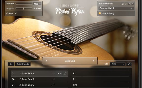 尼龙吉他音源 Native Instruments Session Guitarist Picked Nylon