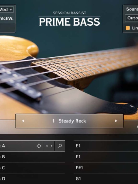 Native Instruments Session Bassist Prime Bass 传奇标志电贝司