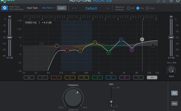 Antares Auto Tune Vocal EQ v1.1.0 Mac 人声动态均衡效果器