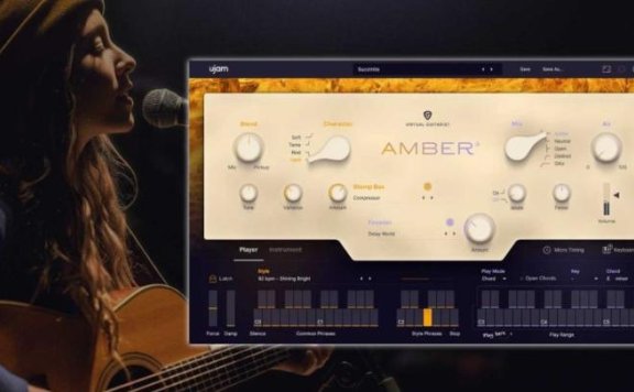 虚拟吉他手 uJAM Virtual Guitarists AMBER v2.1.1 Win Mac