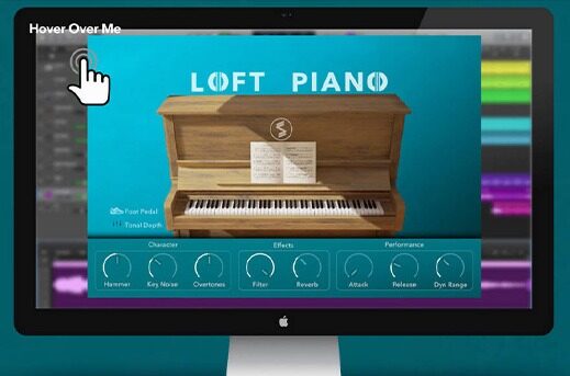 立式三角钢琴 Echo Sound Works Loft Piano Update 3