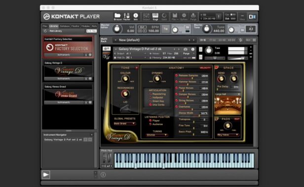 三角钢琴 Best Service Galaxy Vintage D v1.5