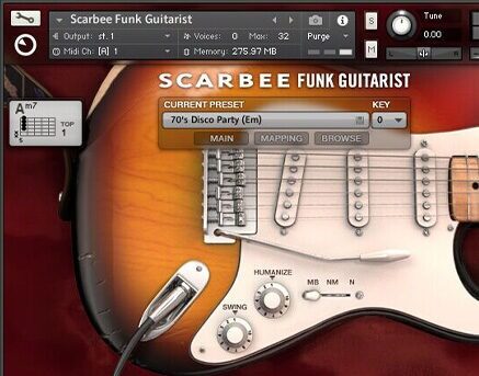 放克电吉他 Native Instruments Scarbee Funk Guitarist