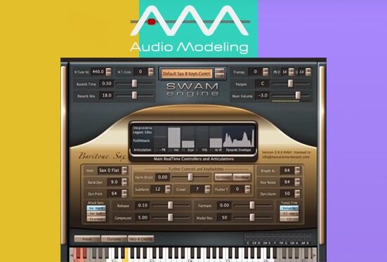 萨克斯音源 Audio Modeling SWAM Engine Soprano Sax v2.7.0 CE Win