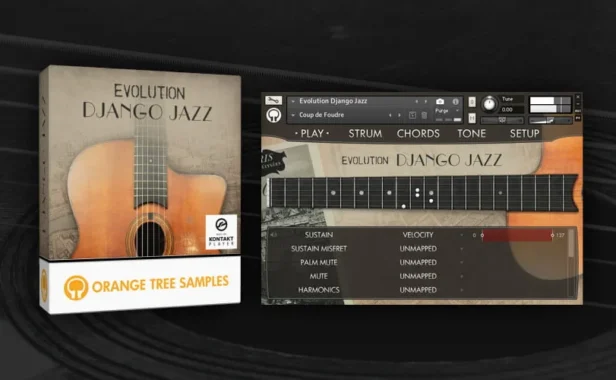 原声爵士吉他音色库 Orange Tree Samples Evolution Django Jazz