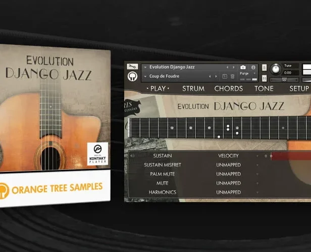 原声爵士吉他音色库 Orange Tree Samples Evolution Django Jazz