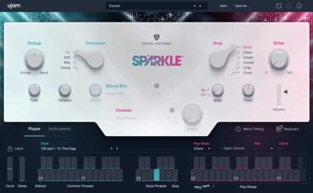 虚拟电吉他手 UJAM Virtual Guitarist Sparkle 2 v2.3.0