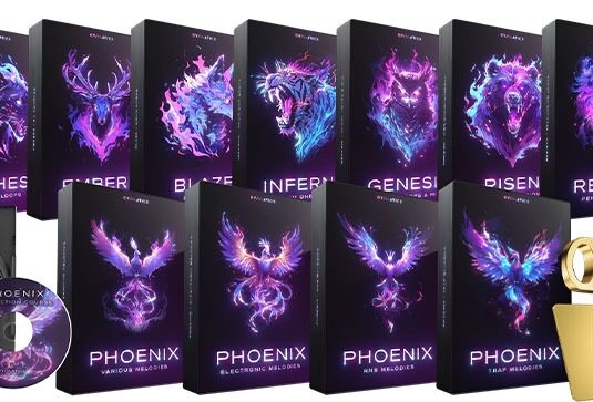 Trap电音RNB嘻哈综合采样包 Cymatics PHOENIX Launch Edition Wav Midi
