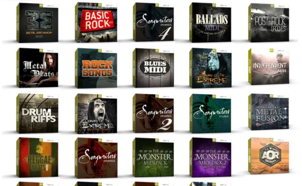 250+虚拟鼓手MIDI节奏模版合集 Toontrack Drums MIDI Pack Bundle v2024.5
