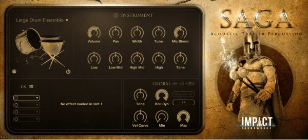 电影雷电鼓 Red Room Audio Saga Acoustic Trailer Percussion