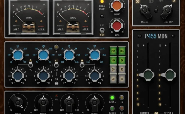 均衡效果器 Pulsar Modular P455 MDN Sidecar v1.5.1