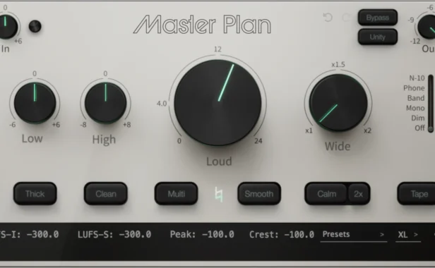 混音母带响度提升插件 Musik Hack Master Plan v1.5.5