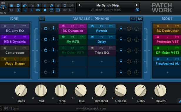 蓝猫插件跳线工具 Blue Cat Audio Blue Cats PatchWork v2.68 R2R