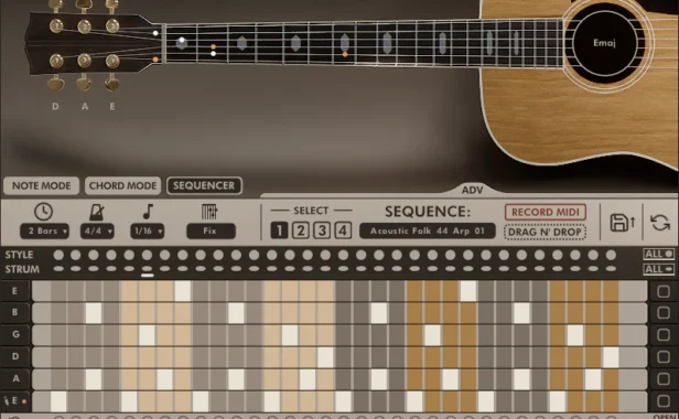 温柔细腻的钢弦吉他 Spitfire Audio MG Soft Acoustic Guitar