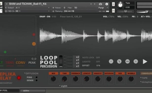 节奏打击乐器循环音色 Sound Dust Loop Pool Percussion