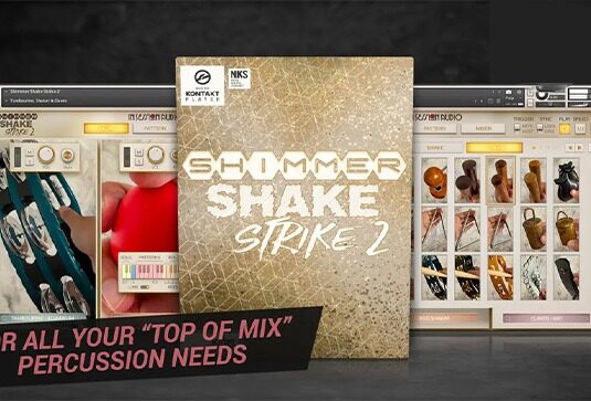 手鼓摇铃小手打击乐 In Session Audio Shimmer Shake Strike 2 + Expasnion