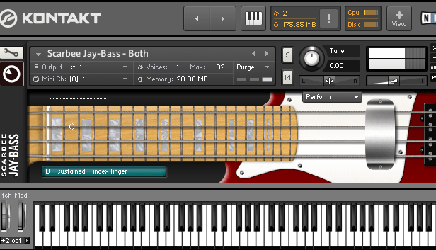 红贝司音源 Native Instruments Scarbee Red Bass