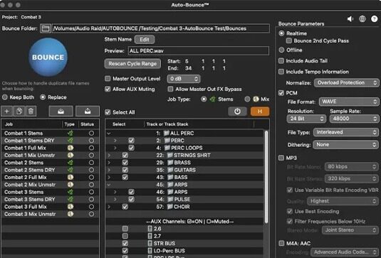 Logic Pro自动导出辅助软件 Tom Salta Auto-Bounce MacOS