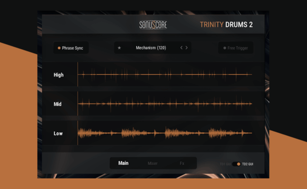 现代电影混合鼓音色 Sonuscore Trinity Drums 2