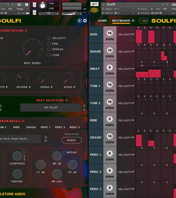 灵魂复古打击乐鼓音色 Teletone Audio Soulfi