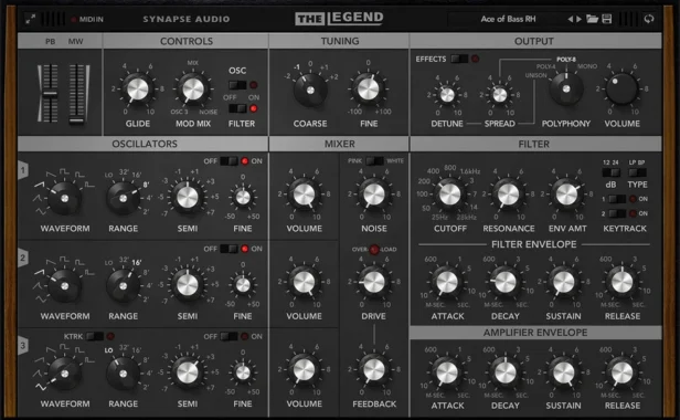 模拟合成器 Synapse Audio The Legend HZ v2.0 Win