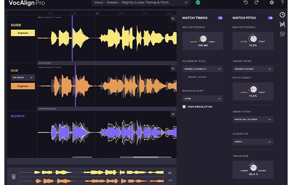 人声合唱自动对齐插件 Synchro Arts VocAlign 6 Pro v6.1.18 R2R Win