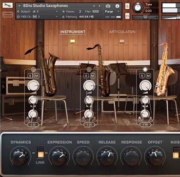 工作室萨克斯风音源 8Dio Studio Saxophones 1.2