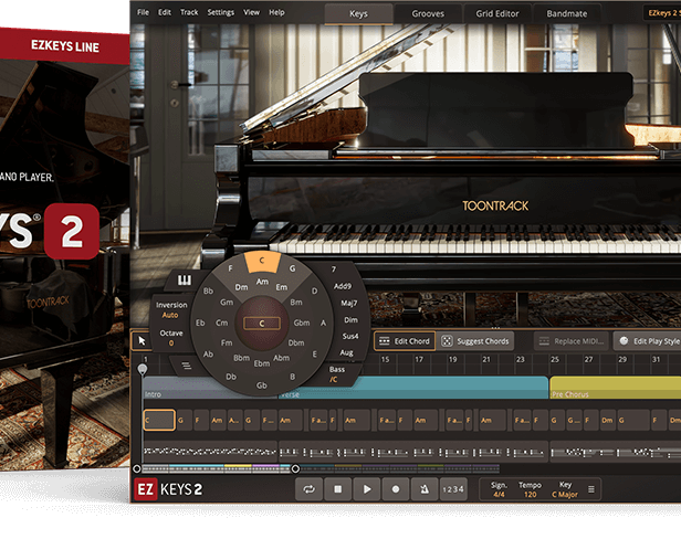 音色库升级包 Toontrack EZkeys 2 Core Library Update v1.0.1