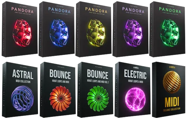 嘻哈电音Midi综合套装 Cymatics Black Friday MIDI Bundle v2024