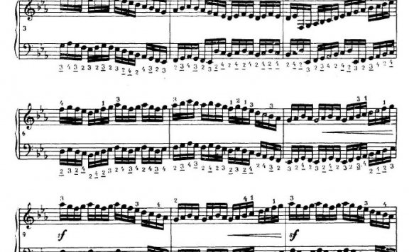 《车尔尼手风琴练习曲集》第Ⅳ册（第3——5首）简谱 - 乐谱