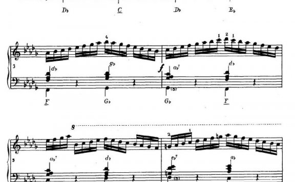 《车尔尼手风琴练习曲集》第Ⅳ册（第7首）简谱 - 乐谱