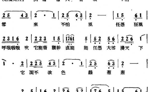 歌剧《刘胡兰》全剧第一幕第三场第二十一曲简谱 - 乐谱