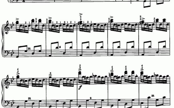 旋转木马简谱 - 乐谱